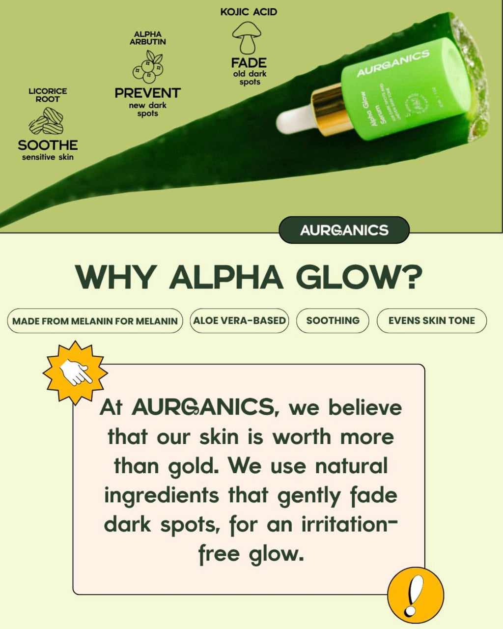 Aurganics Alpha Glow Serum