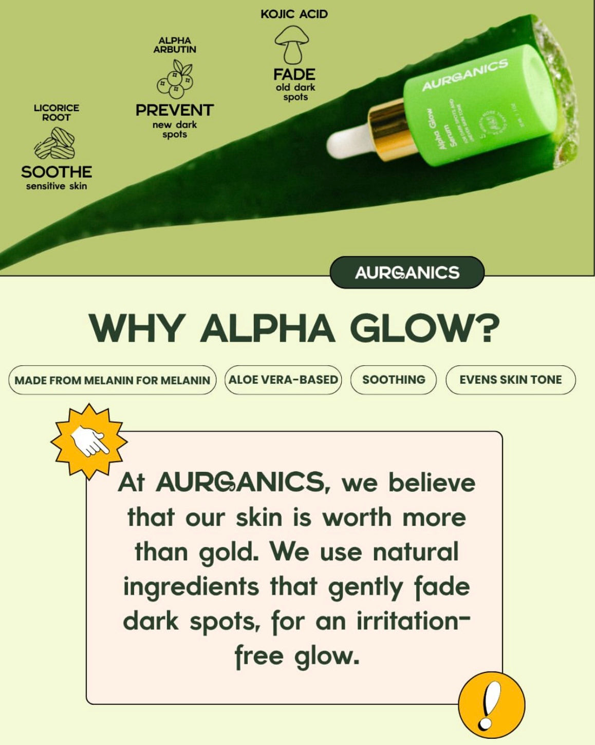 Aurganics Alpha Glow Serum